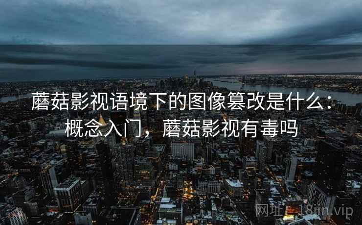 蘑菇影视语境下的图像篡改是什么：概念入门，蘑菇影视有毒吗