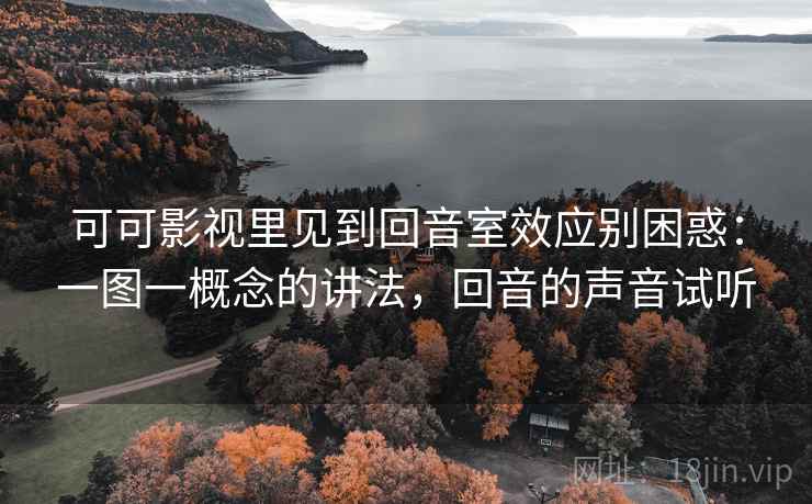 可可影视里见到回音室效应别困惑：一图一概念的讲法，回音的声音试听