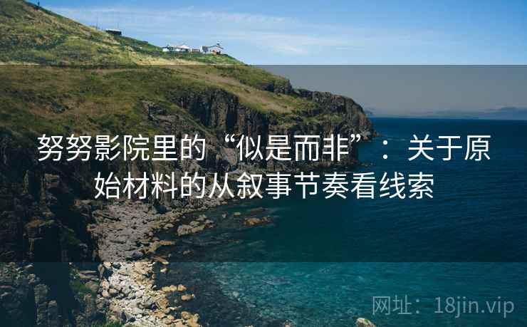 努努影院里的“似是而非”：关于原始材料的从叙事节奏看线索